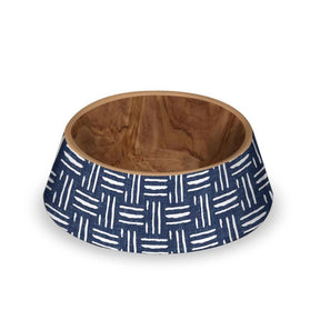 Pet Bowl Melamine Indigo Oasis-Southern Agriculture