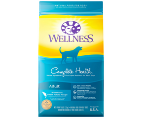 Wellness Complete Health - All Breeds, Adult Dog Whitefish & Sweet Potato Recipe Dry Dog Food-Southern Agriculture