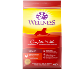 Wellness Complete Health - All Breeds, Senior Dog Deboned Chicken and Barley Recipe Dry Dog Food-Southern Agriculture