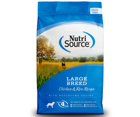 NutriSource - Large Breed, Adult Dog Chicken and Rice Recipe Dry Dog Food-Southern Agriculture