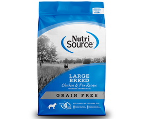 NutriSource - Large Breed, Adult Dog Grain Free Chicken & Pea Recipe Dry Dog Food-Southern Agriculture