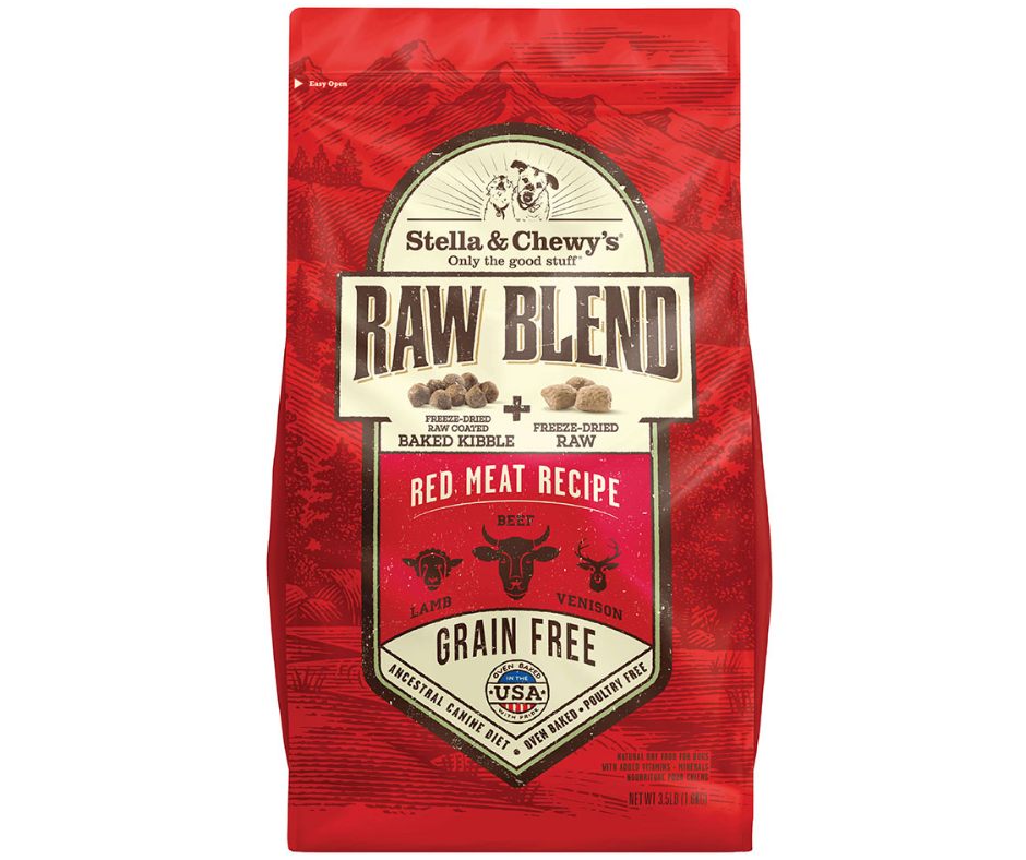 Stella & Chewy's Raw Blend - All Breeds, Adult Dog Red Meat - Beef, Lamb, and Venison Recipe Dry Dog Food-Southern Agriculture