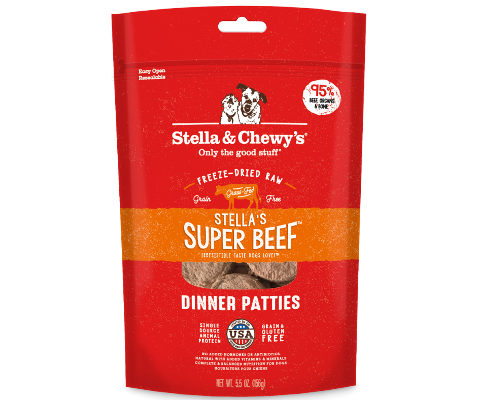 Stella & Chewy's, Freeze-Dried Raw Dinner Patties - All Dog Breeds, All Life Stages Stella's Super Beef Recipe Dry Dog Food-Southern Agriculture