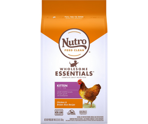 Nutro Wholesome Essentials - All Breeds, Kitten Chicken and Brown Rice Recipe Dry Cat Food-Southern Agriculture