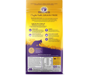 Wellness Complete Health -All Breeds, Adult Cat Grain Free Deboned Chicken & Chicken Meal Recipe Dry Cat Food-Southern Agriculture