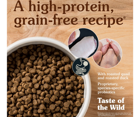 Taste of the Wild - All Cat Breeds, All Life Stages Lowland Creek Feline, Roasted Quail & Roasted Duck Recipe Dry Cat Food-Southern Agriculture