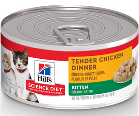 Hill's Science Diet - All Breeds, Kitten Tender Chicken Dinner Canned Cat Food-Southern Agriculture