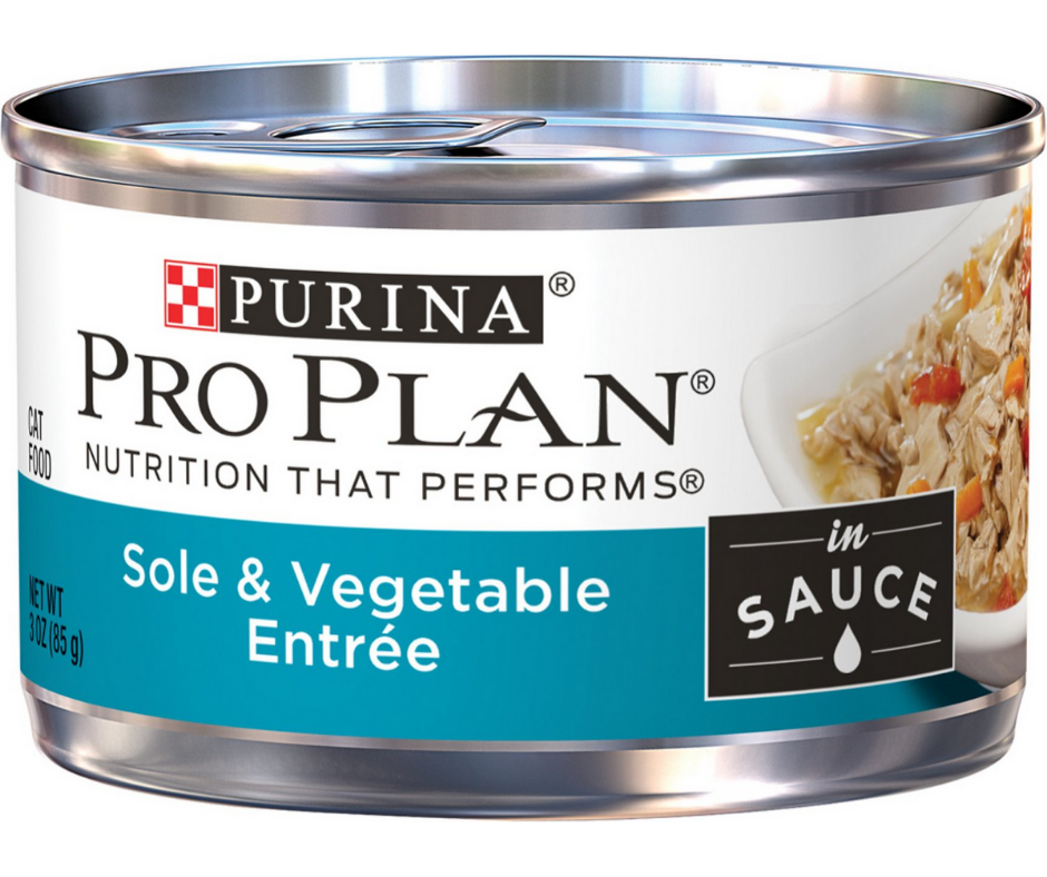 Purina Pro Plan - All Breeds, Adult Cat Sole & Vegetable Entrée in Sauce Canned Cat Food-Southern Agriculture