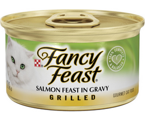 Purina Fancy Feast - All Breeds, Adult Cat Grilled Salmon in Gravy Recipe Canned Cat Food-Southern Agriculture