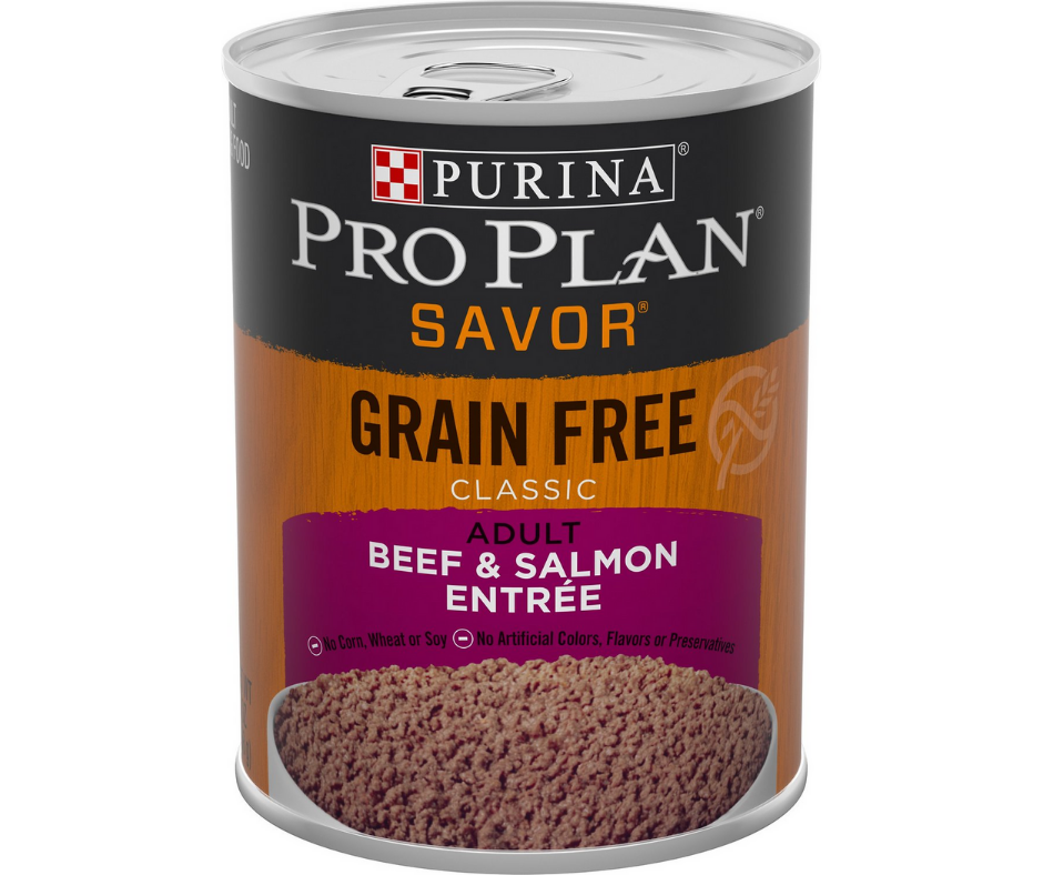 Purina Pro Plan Savor - All Breeds, Adult Dog Classic Grain-Free Beef & Salmon Entree Canned Dog Food-Southern Agriculture