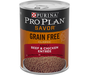 Purina Pro Plan Savor - All Breeds, Adult Dog Classic Grain-Free Beef & Chicken Entree Canned Dog Food-Southern Agriculture