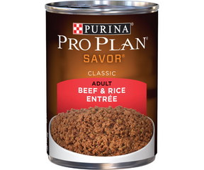 Purina Pro Plan Savor - All Breeds, Adult Dog Classic Beef & Rice Entree Canned Dog Food-Southern Agriculture