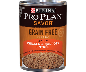 Purina Pro Plan Savor - All Breeds, Adult Dog Grain-Free Classic Chicken & Carrots Entree Canned Dog Food-Southern Agriculture