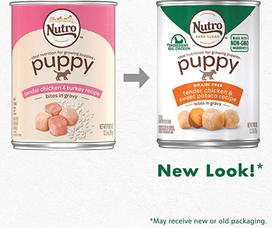 Nutro Wholesome Essentials - All Breeds, Puppy Tender Chicken & Turkey Recipe Bites in Gravy Canned Dog Food-Southern Agriculture