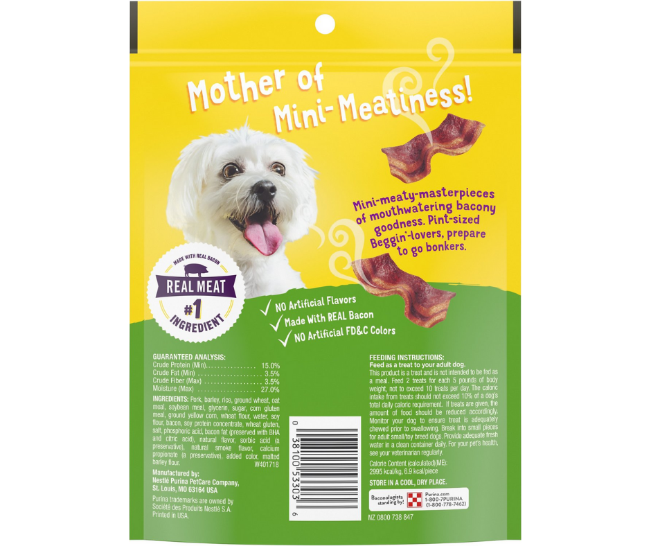 Purina - Beggin' Littles Bacon. Dog Treats.-Southern Agriculture