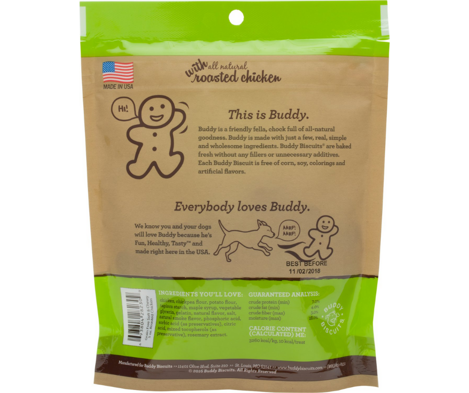 Buddy Biscuits - Grain Free Soft & Chewy Rotisserie Chicken Recipe. Dog Treats.-Southern Agriculture