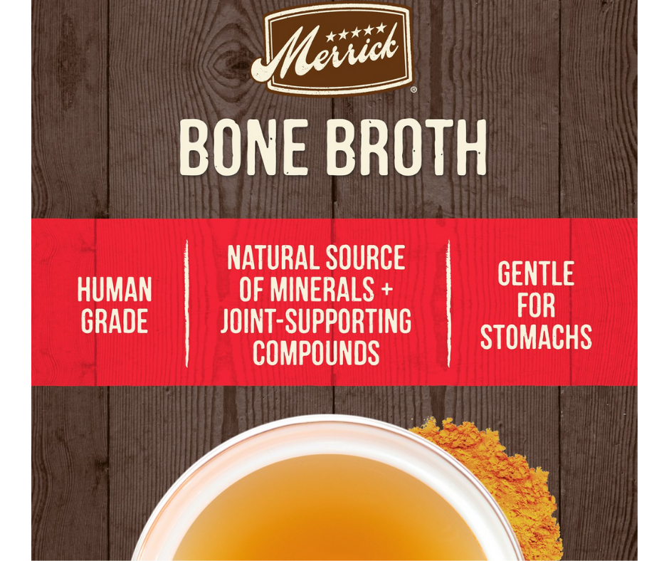 Merrick - Turkey Bone Broth Grain-Free. Dog Food Topper.-Southern Agriculture