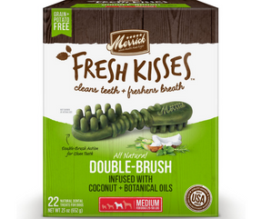 Merrick - Fresh Kisses Double-Brush Coconut Oil & Botanicals Medium Breed. Dog Treats.-Southern Agriculture