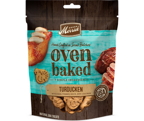 Merrick - Oven Baked Turducken Real Turkey, Duck & Chicken Recipe. Dog Treats.-Southern Agriculture