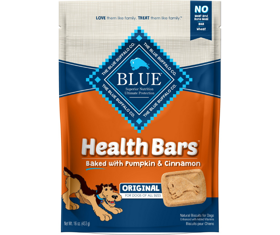 Blue Buffalo - Health Bars Baked with Pumpkin & Cinnamon. Dog Treats.-Southern Agriculture