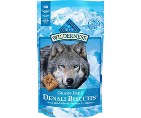 Blue Buffalo - Wilderness Denali Biscuits Wild Salmon, Venison & Halibut Recipe. Dog Treats.-Southern Agriculture