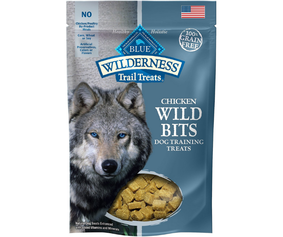 Blue Buffalo - Wilderness Trail Treats Chicken Recipe Wild Bits. Dog Treats.-Southern Agriculture