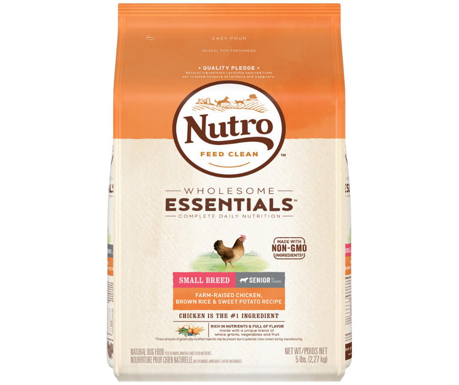 Nutro Wholesome Essentials - Small Breed, Senior Dog Farm-Raised Chicken, Brown Rice, and Sweet Potato Recipe Dry Dog Food-Southern Agriculture