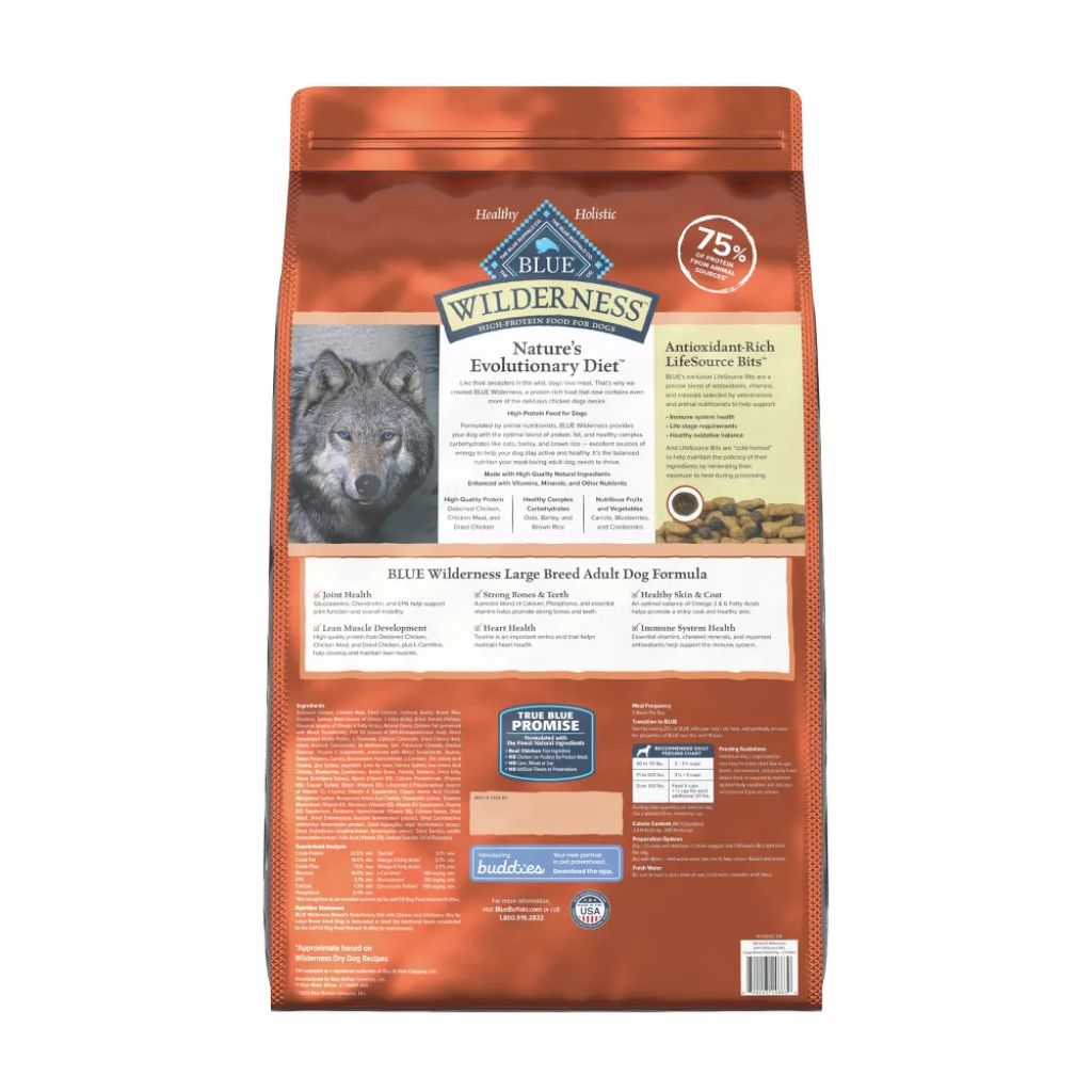 Blue Buffalo - Wilderness Adult Chicken Dog Food