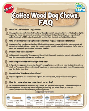 Coffee Wood Chew - Love The Earth