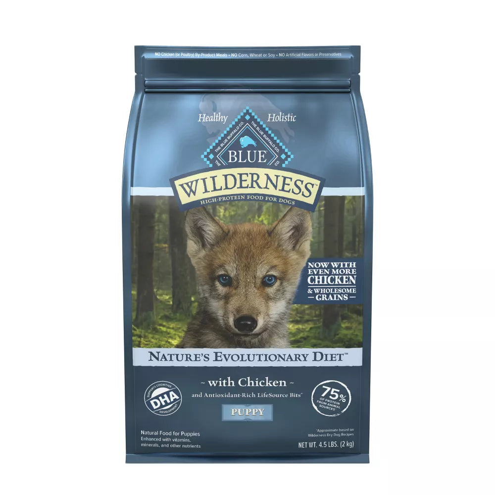 Blue Buffalo Wilderness - Puppy Chicken Recipe Dry Dog Food