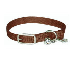 Hamilton Cat Collar Nylon Safety with Heart Charm and Bell 3/8" x 12"-Southern Agriculture