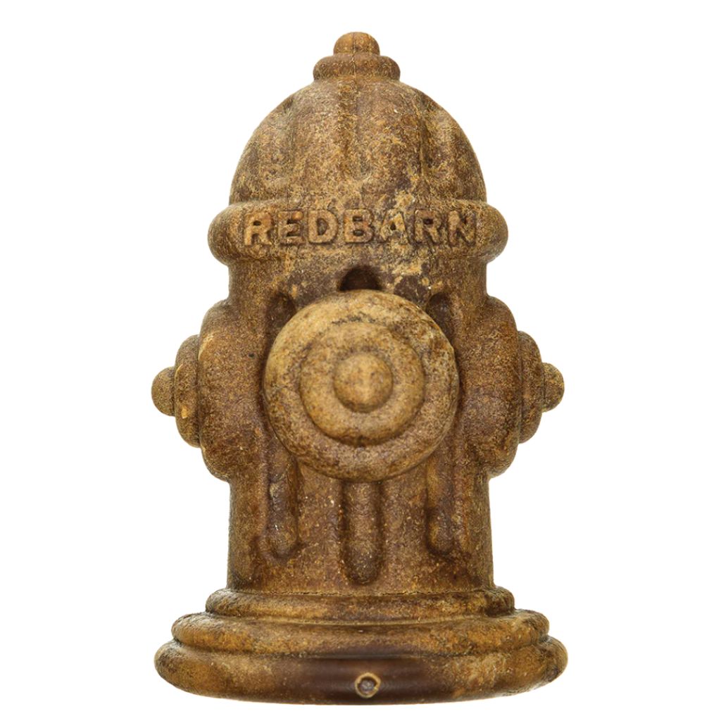 Redbarn - Chew-A-Bulls Natural DentalDog Treats Hydrant Shape