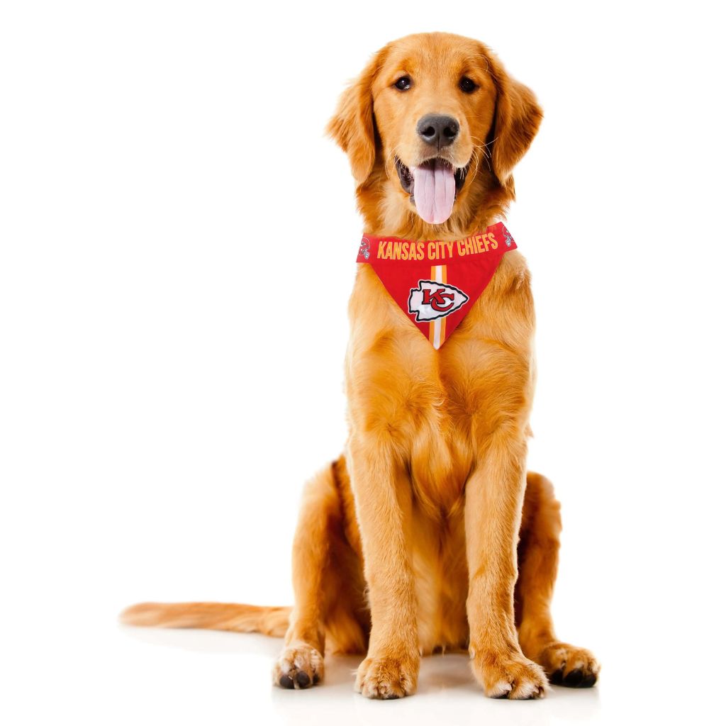 KC Chiefs Reversible Bandana for Dogs & Cats