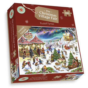 Christmas Village Fair by Rudolf Farkas 500 Piece Jigsaw Puzzle-Southern Agriculture