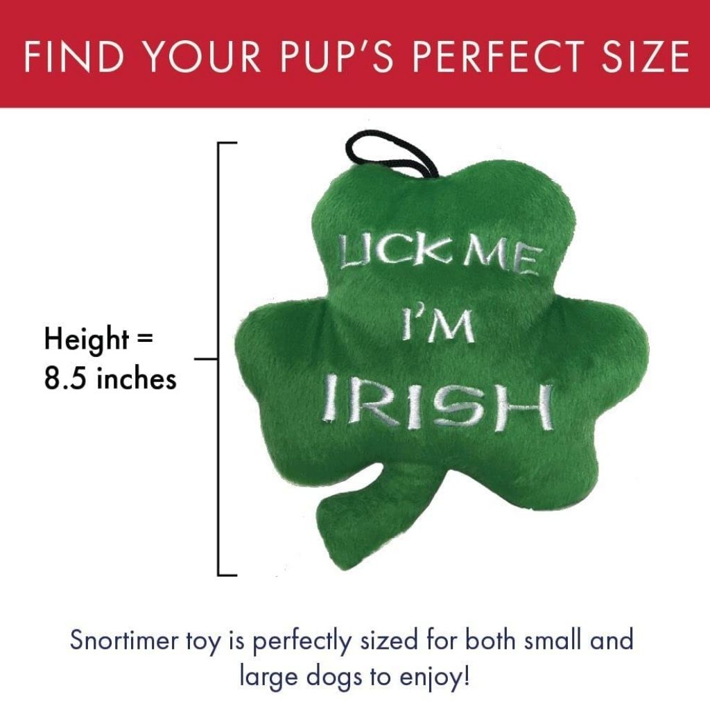 Huxley & Kent - Lulubelles Power Plush Lick Me Shamrock Plush Dog Toy