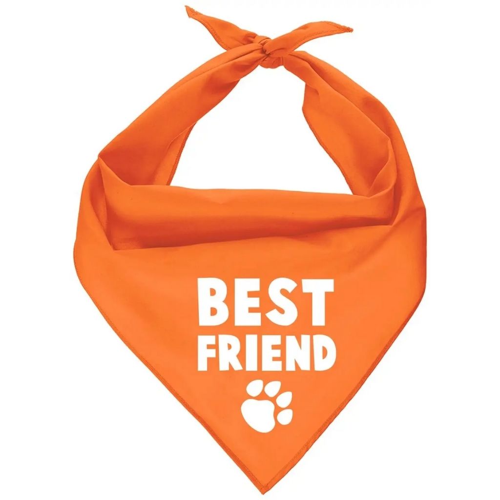 Parisian Pet - Dog Bandana "Best Friends" Orange-Southern Agriculture