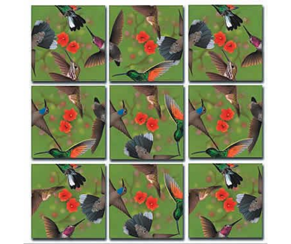 Scramble Squares - Hummingbirds-Southern Agriculture