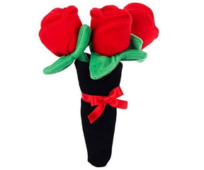 ZippyPaws - Valentine’s Day Burrow. Bouquet of Red Roses-Southern Agriculture