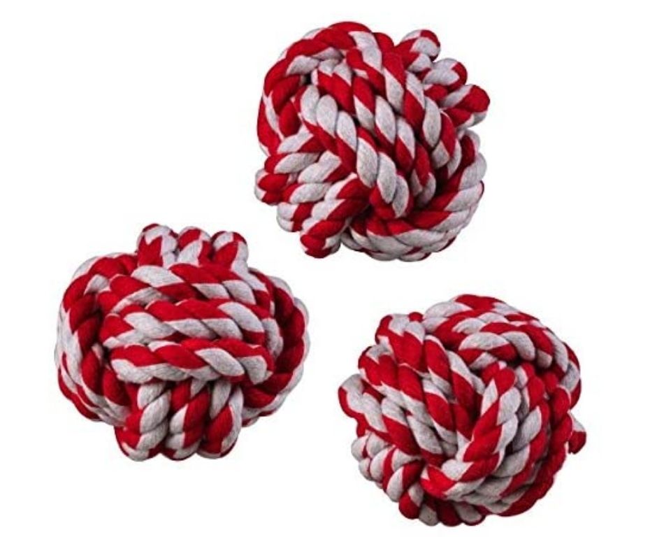 Amscan - Grasslands Road Rope Balls. Dog Toys.-Southern Agriculture