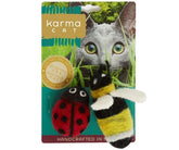 Karma Cat - Ladybug & Bee, Pack of 2. Cat Toys-Southern Agriculture