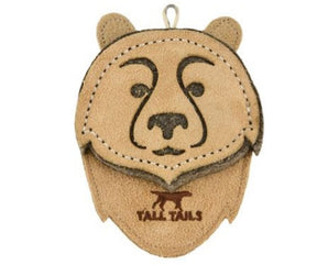 Tall Tails - Natural Leather Bear Toy. Dog Toy.-Southern Agriculture