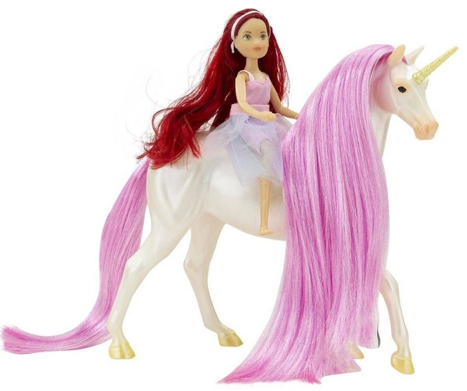 Breyer Magical Unicorn Sky and Fantasy Rider Meadow-Southern Agriculture