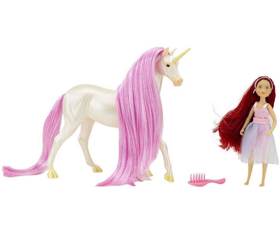 Breyer Magical Unicorn Sky and Fantasy Rider Meadow-Southern Agriculture