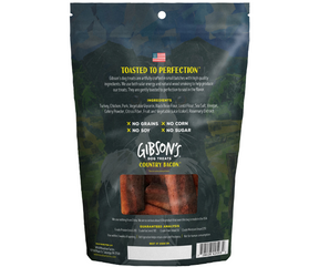 Gibsons - Country Bacon. Pork Jerky Dog Treats.-Southern Agriculture