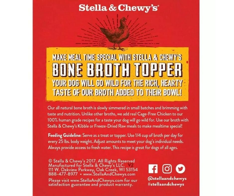 Stella & Chewy's Cage-Free Chicken Broth Topper for Dogs-Southern Agriculture