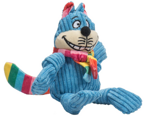 Huggle Hounds - Rainbow Cheshire Cat Knottie. Dog Toys.-Southern Agriculture