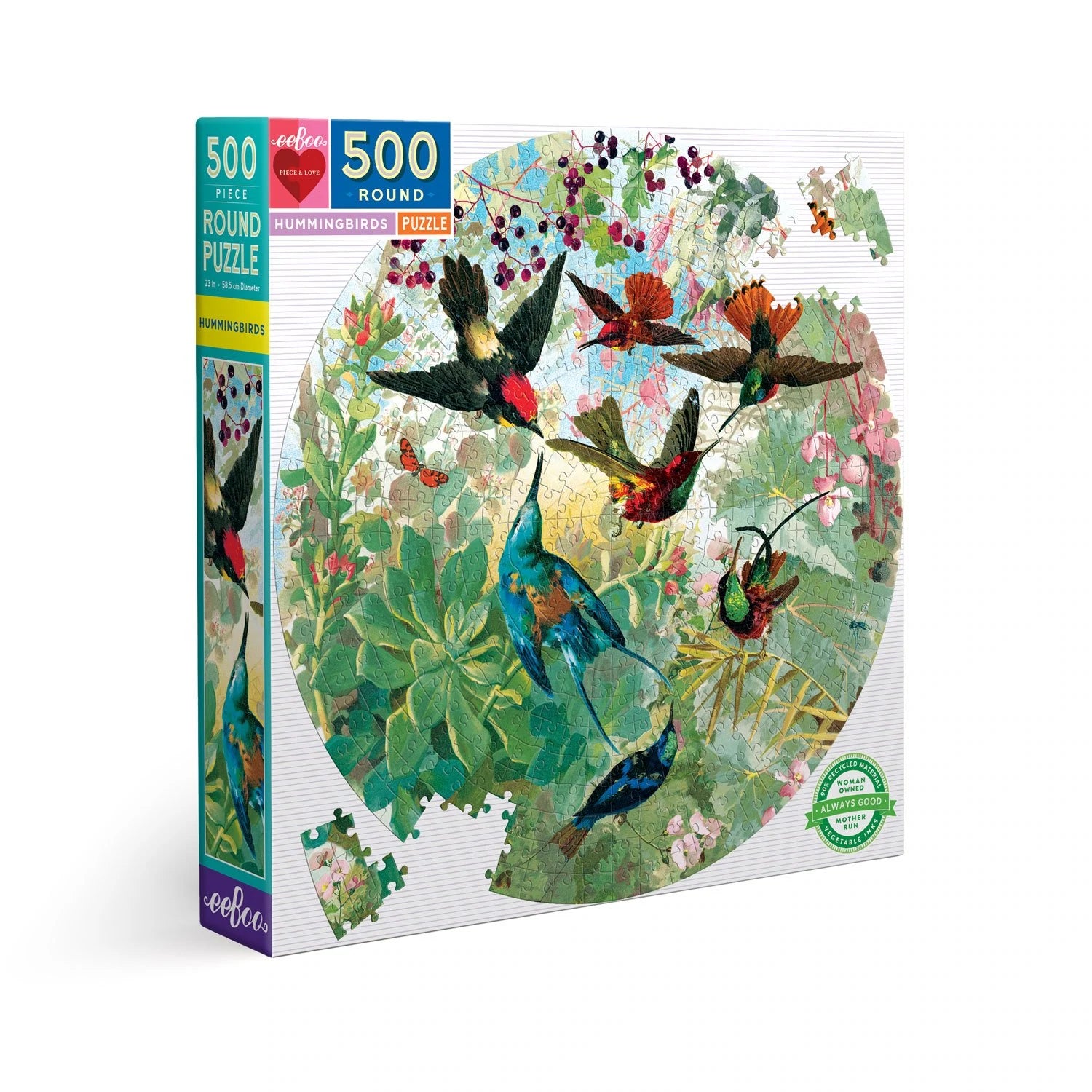 Hummingbirds 500 Piece Puzzle