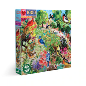 Birds in the Park 1000 Piece Puzzle