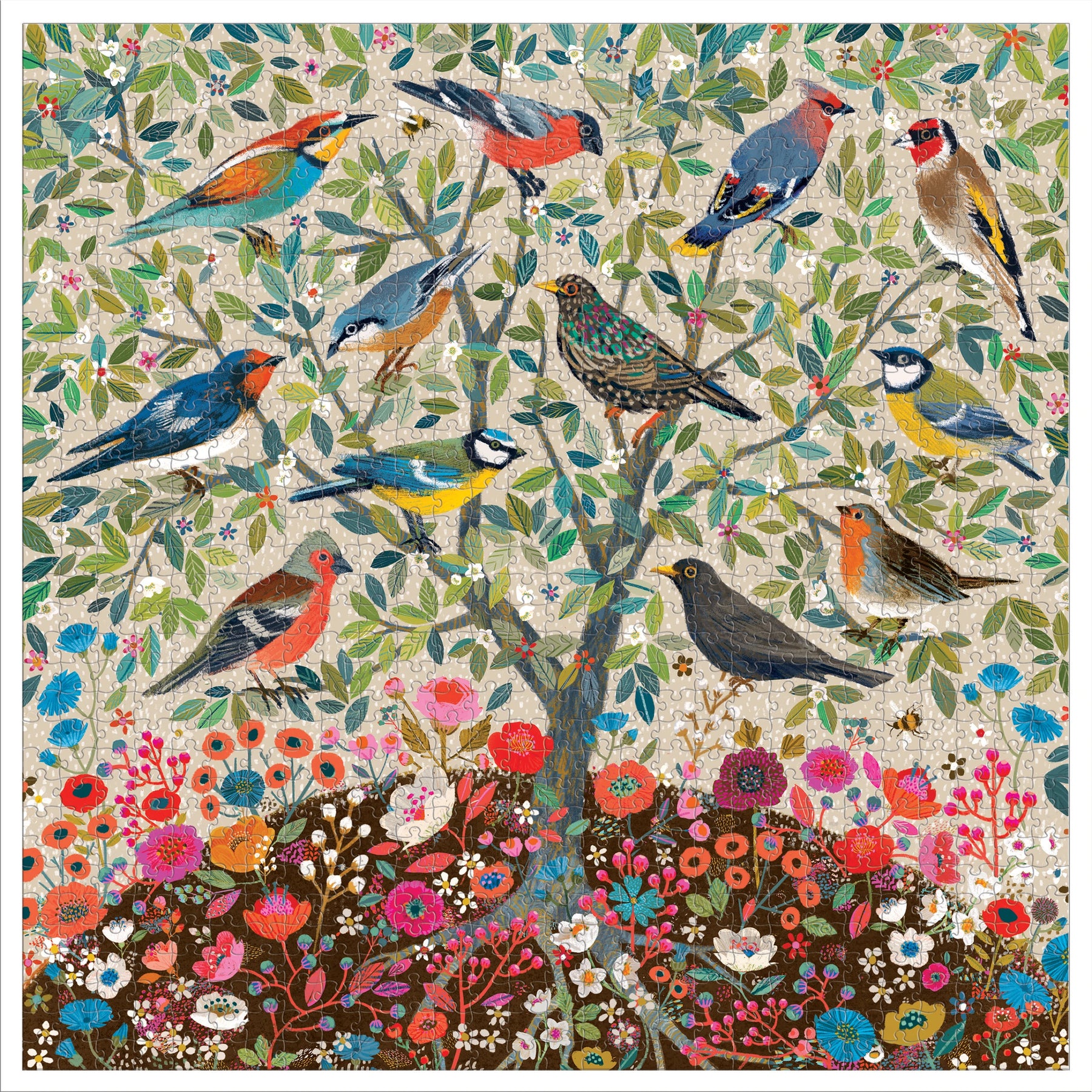 Songbirds Tree 1000 Piece Puzzle