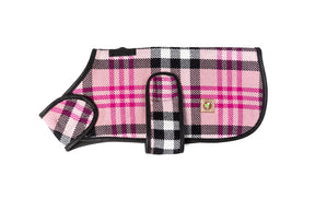 Chilly Dog - Dog Coat Pink Plaid Blanket